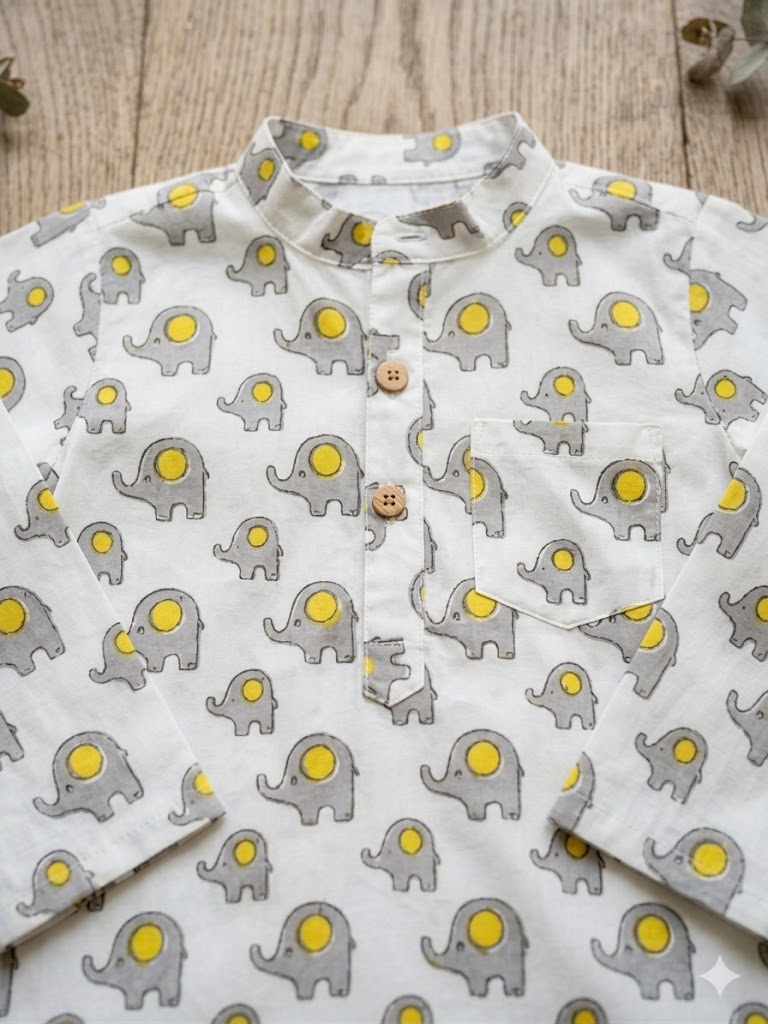 Elephant Kurta Set