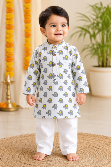 Elephant Kurta Set