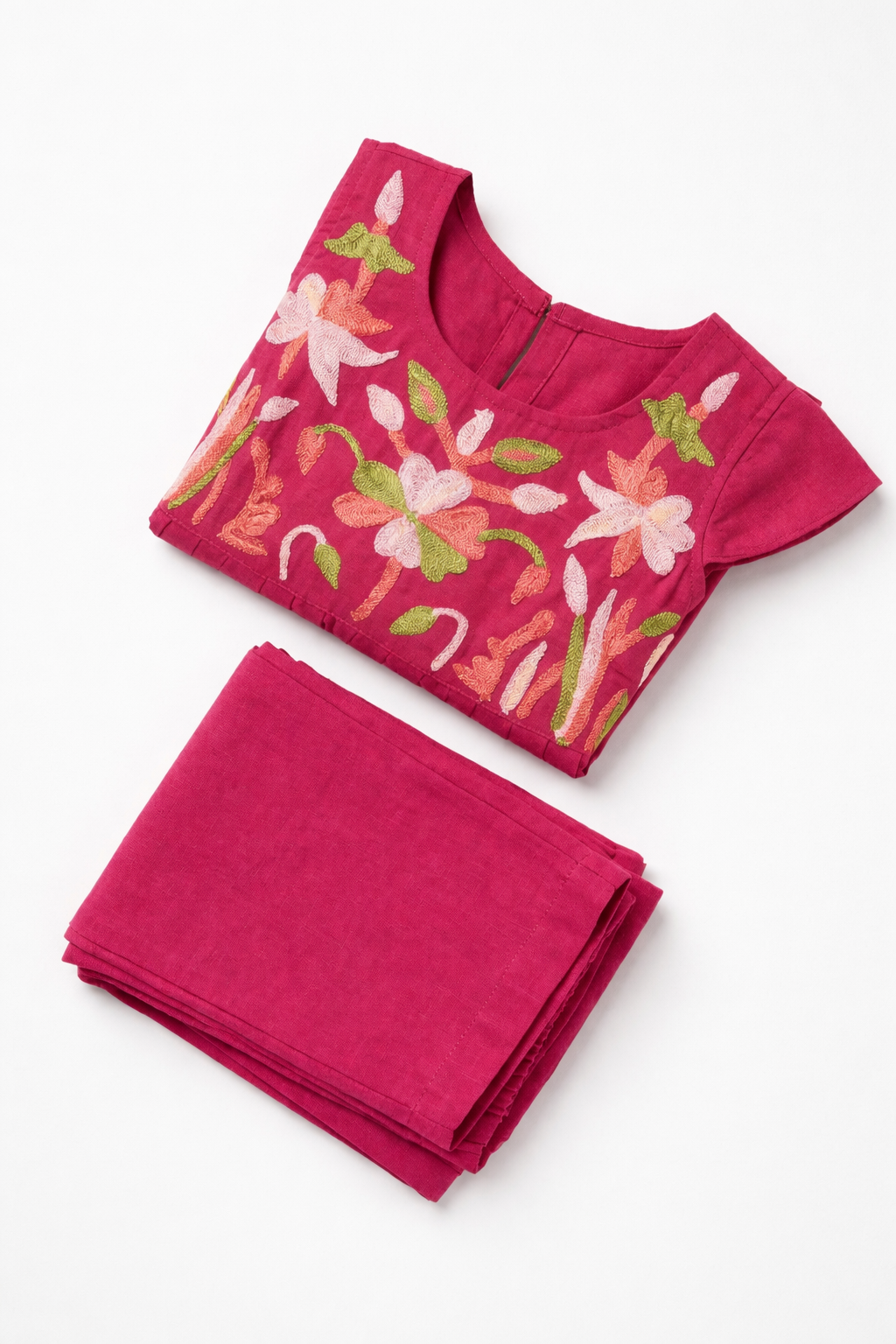 Blossom Pleated Peplum Set