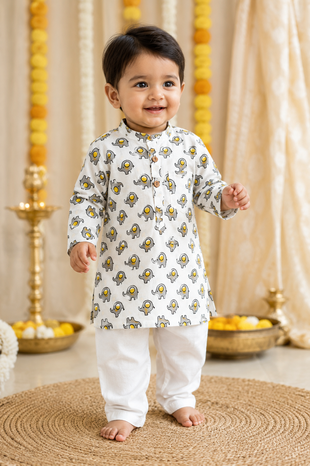 Elephant Kurta Set