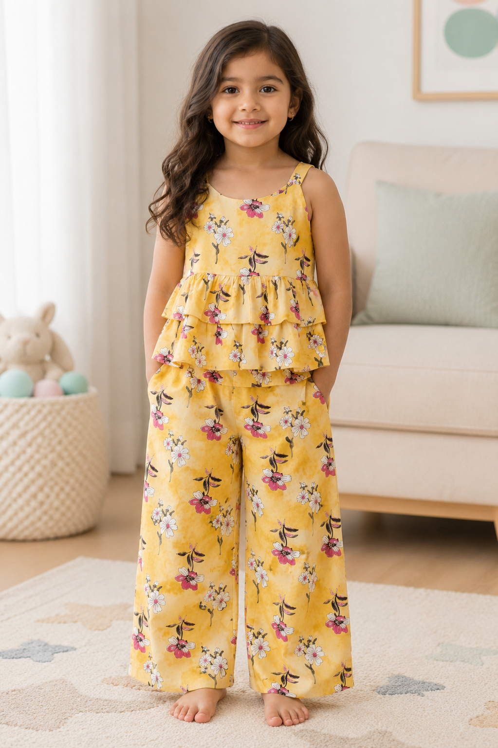 Sunny Blossom Girls Co-ord Set