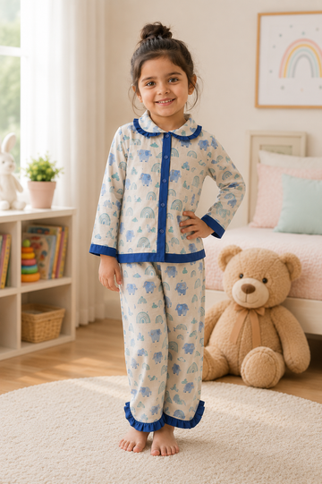 Rainbow Dreams Cotton Night Suit