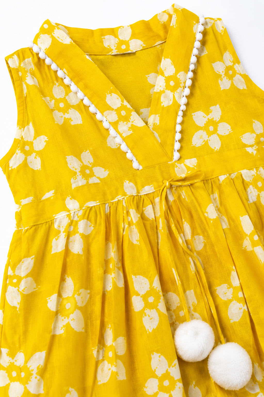 Yellow Peplum Top & Palazzo Set