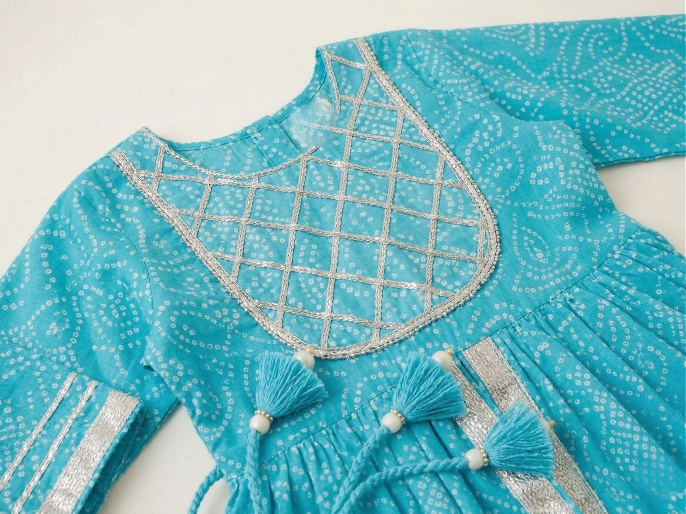 Aqua Elegance Sharara Set with Dupatta