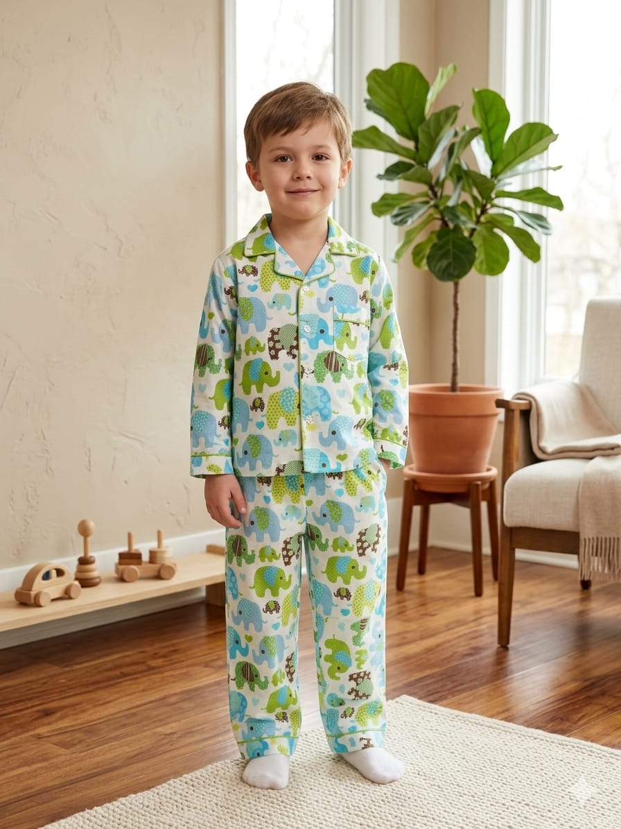 Tiny Trunks Cotton Night Suit Set