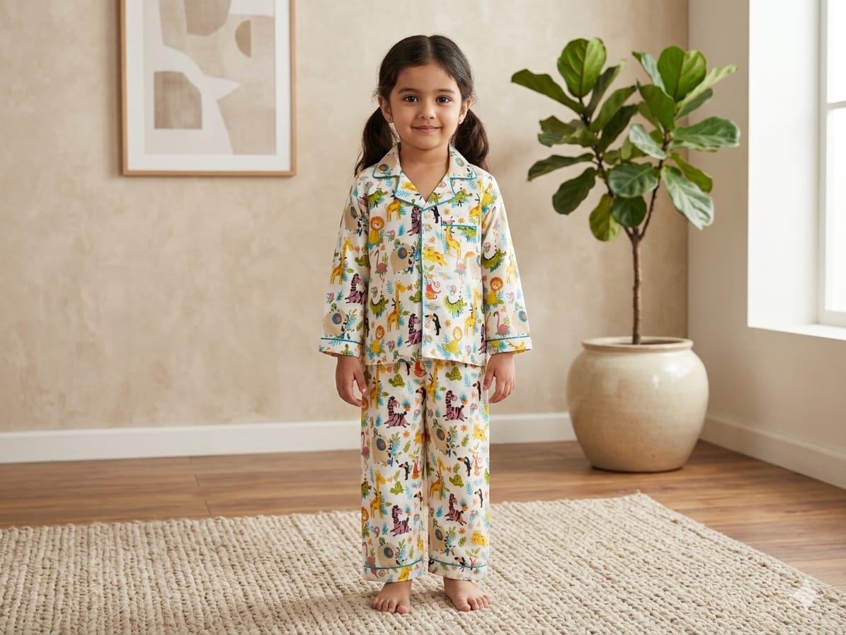 Safari Tales Cotton Night Suit
