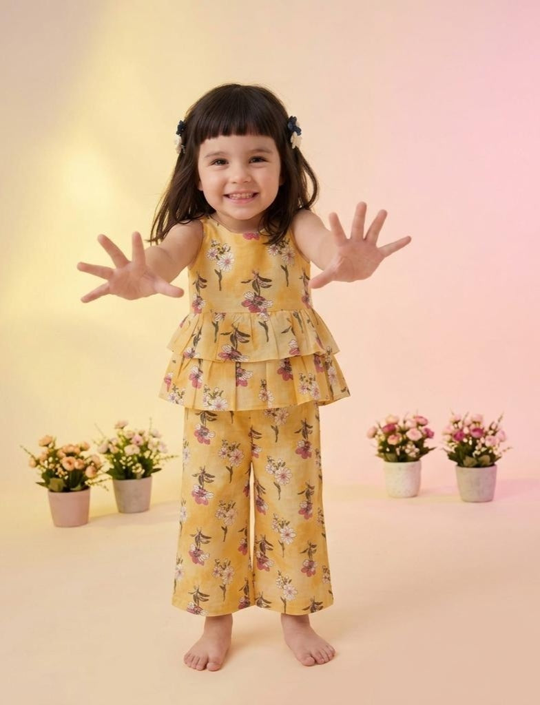 Sunny Blossom Girls Co-ord Set