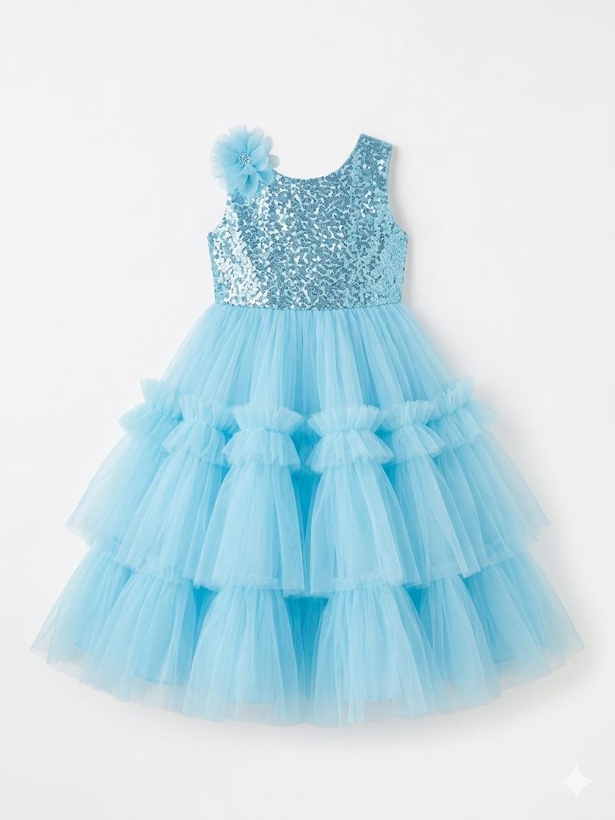 Sky Blue Princess Party Gown