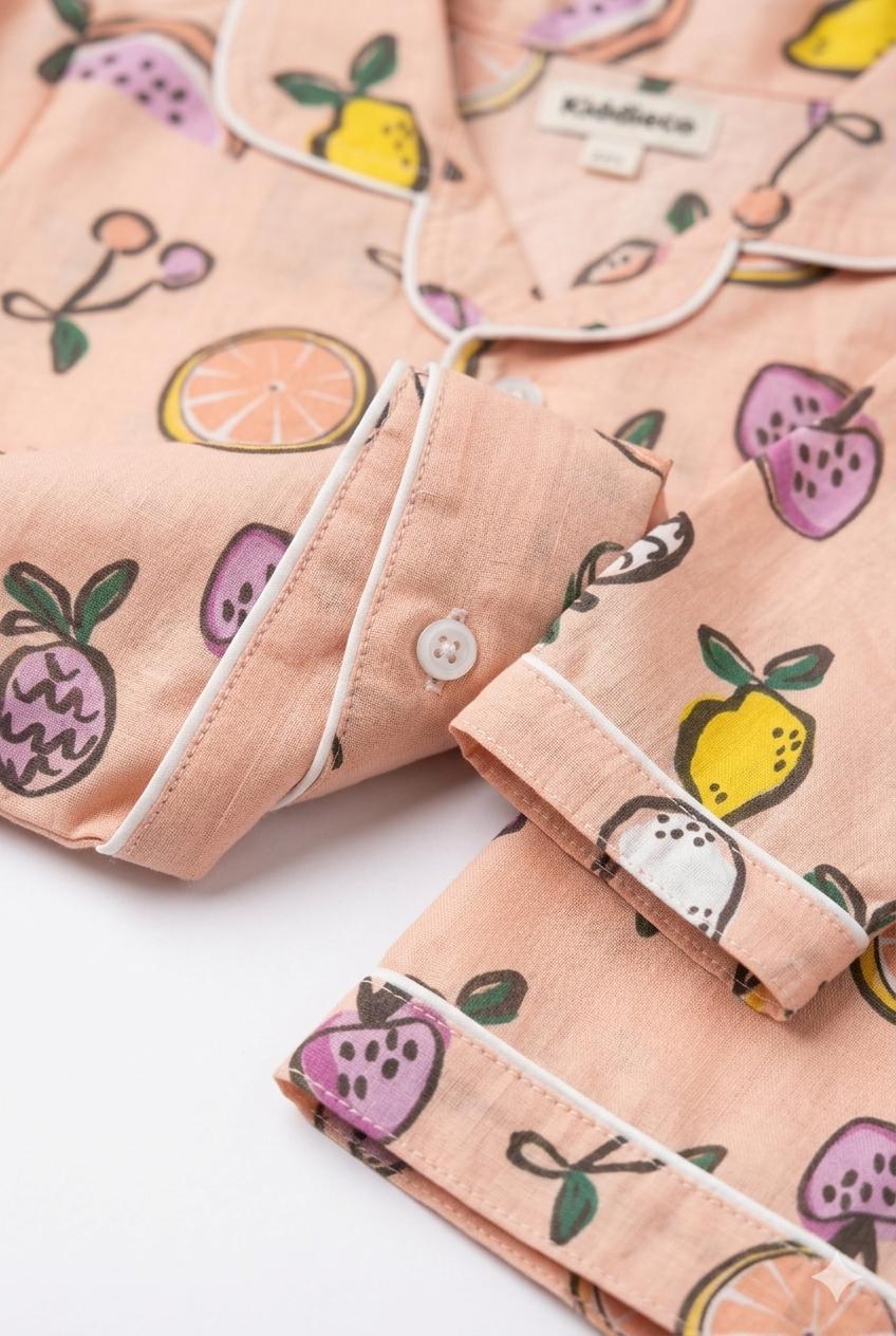 Fruity Fun Cotton Night Suit