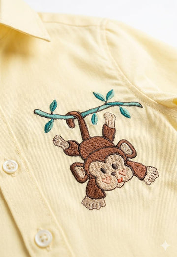 Funky Monkey Hand Painted Shirt