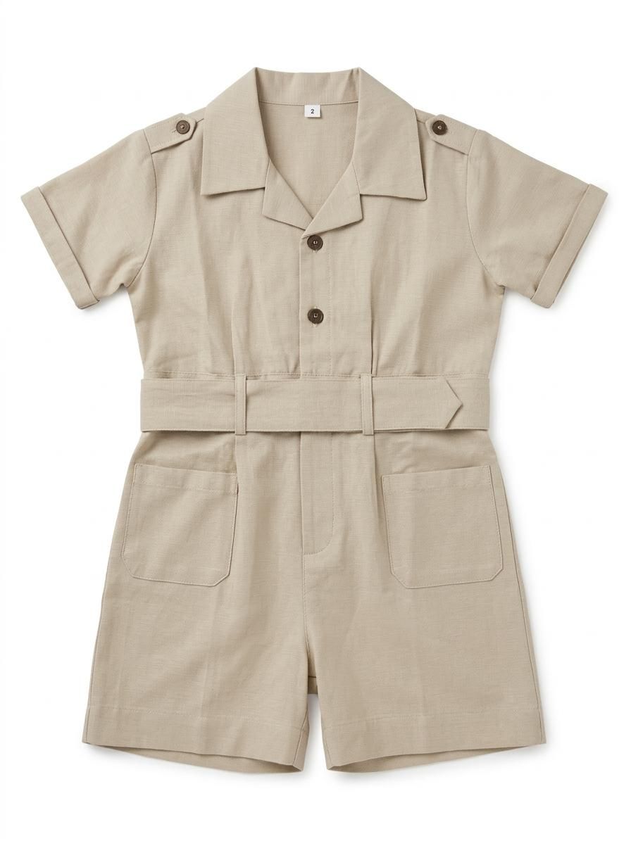 Beige Jumpsuit