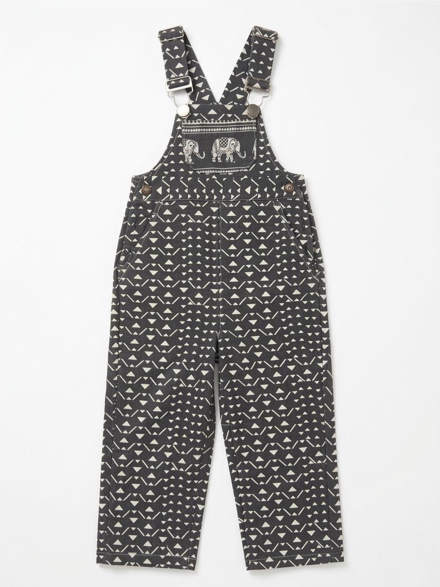Elephant Print Dungaree
