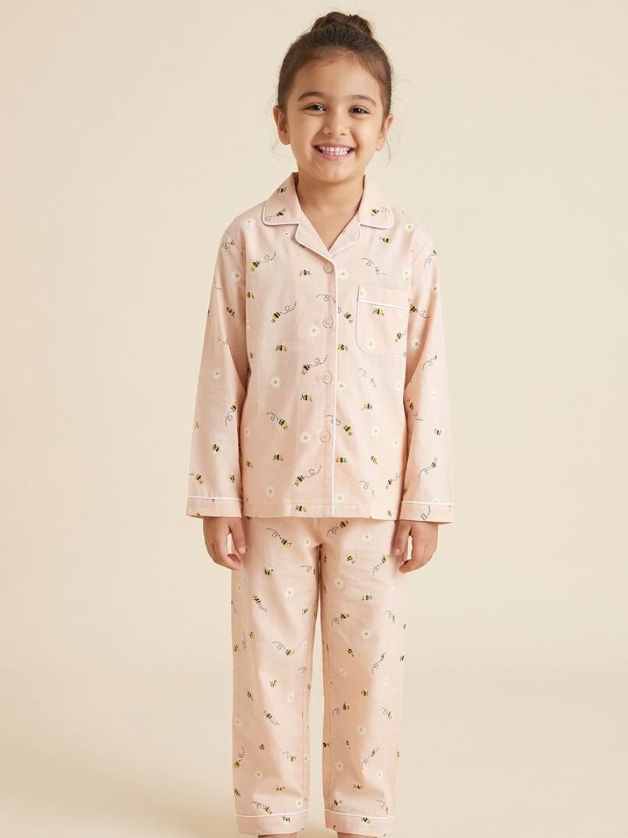 Baby Pink Night Suit